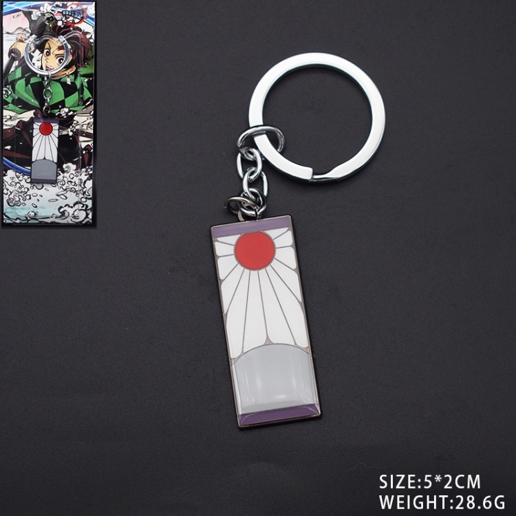 Demon Slayer Kimets Anime cartoon skewers Key Chain school bag pendant