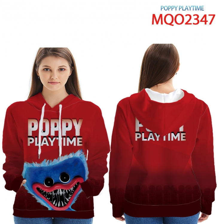 poppy playtime Full Color Patch pocket Sweatshirt Hoodie from XXS to 4XL MQO-2347