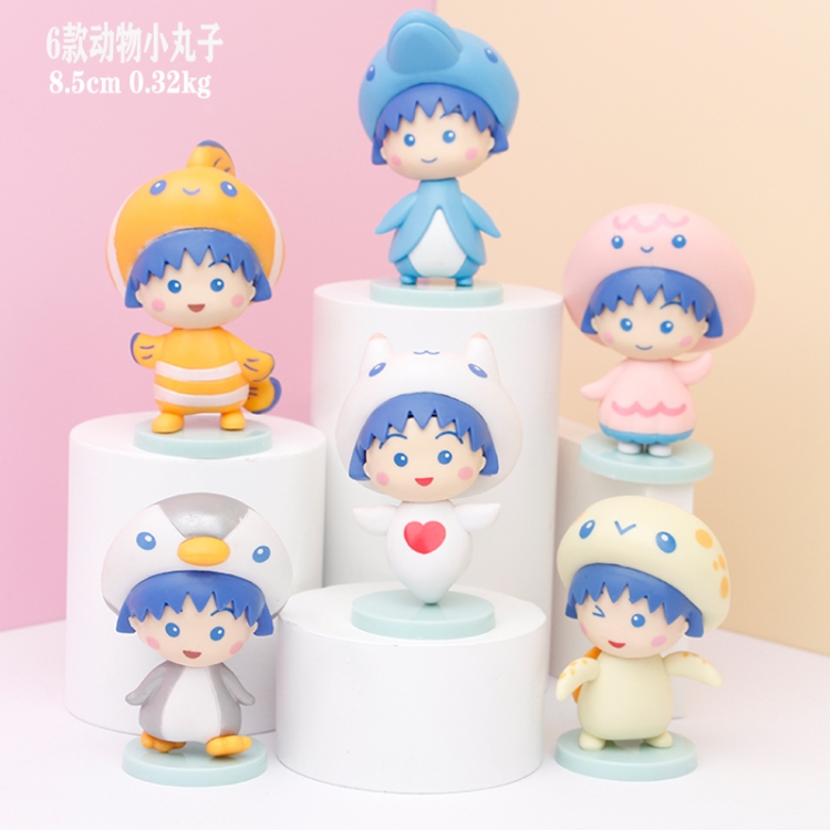 sakura momoko  Bagged Figure Decoration Model 8.5cm a set of 6