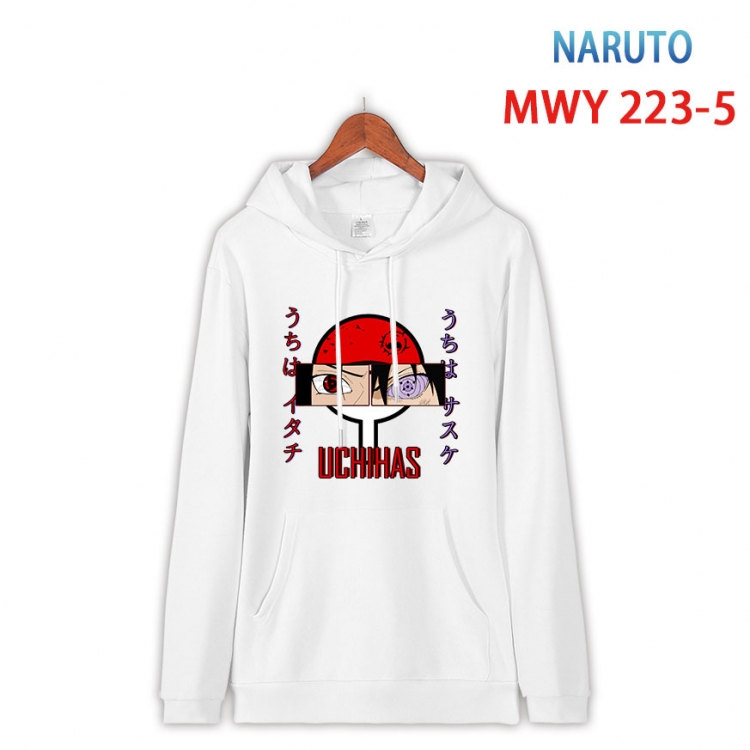 Naruto Long sleeve hooded patch pocket cotton sweatshirt from S to 4XL  MWY-223-5