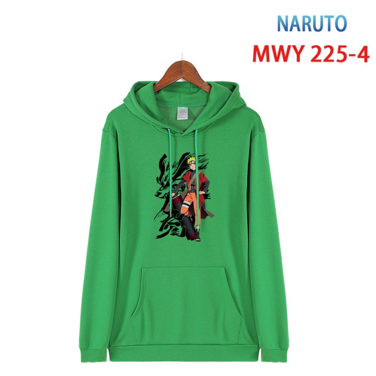Naruto Long sleeve hooded patch pocket cotton sweatshirt from S to 4XL  MWY-225-4