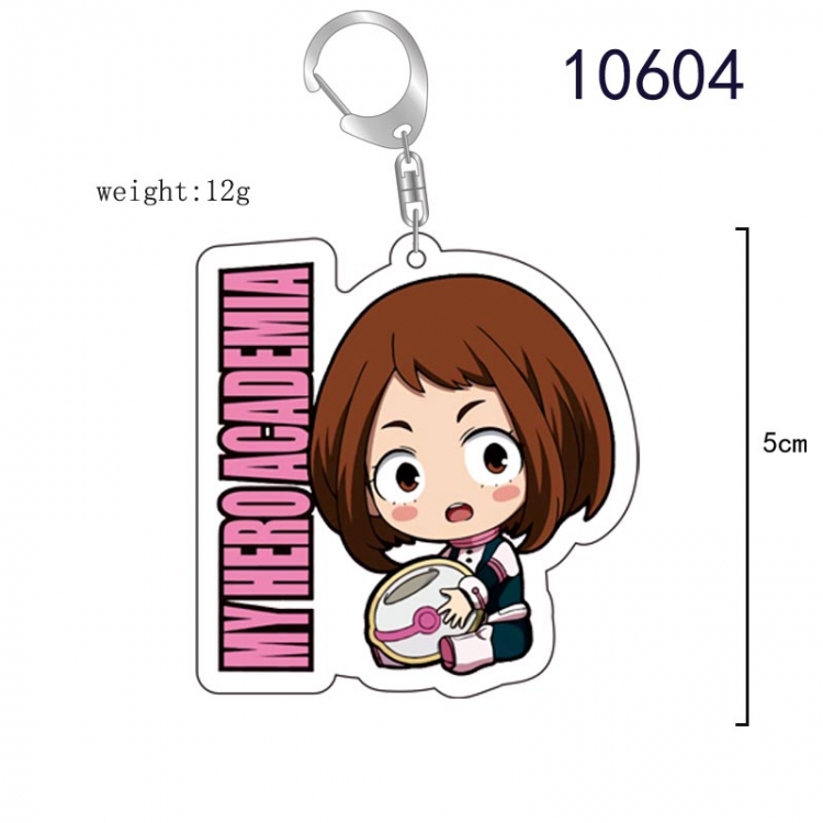 My Hero Academia Anime acrylic Key Chain  price for 5 pcs  10604