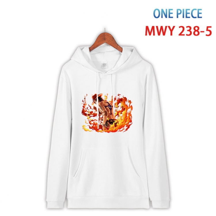 One Piece Cotton Hooded Patch Pocket Sweatshirt from S to 4XL  MWY-238-5
