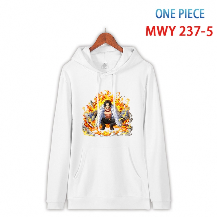 One Piece Cotton Hooded Patch Pocket Sweatshirt from S to 4XL  MWY-237-5