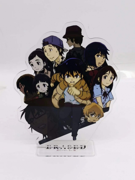 only city where i don't exist Anime Laser Acrylic Humanoid  keychain Standing Plates