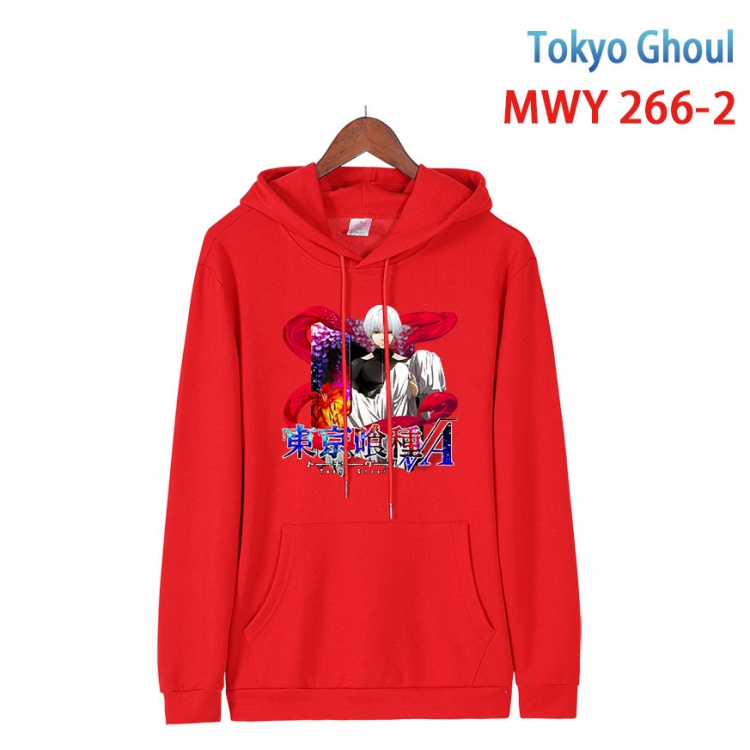 Tokyo Ghoul cartoon  Hooded Patch Pocket Sweatshirt from S to 4XL MWY 266 2