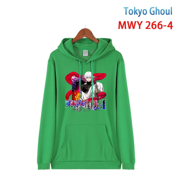 Tokyo Ghoul cartoon  Hooded Patch Pocket Sweatshirt from S to 4XL MWY 266 4