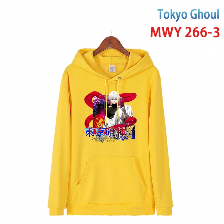 Tokyo Ghoul cartoon  Hooded Patch Pocket Sweatshirt from S to 4XL MWY 266 3