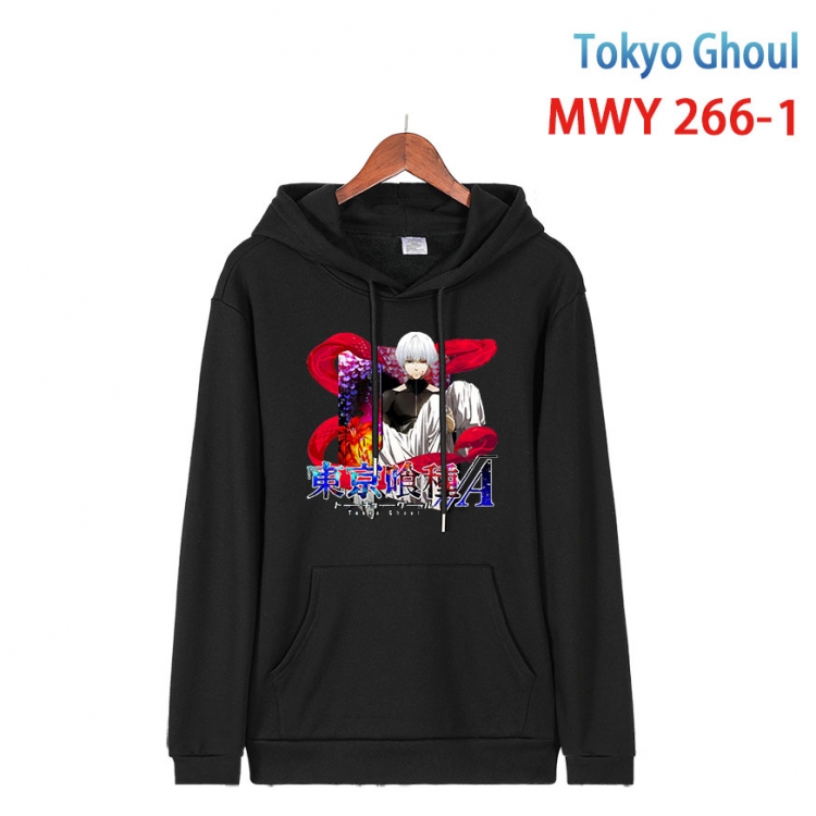 Tokyo Ghoul cartoon  Hooded Patch Pocket Sweatshirt from S to 4XL MWY 266 1