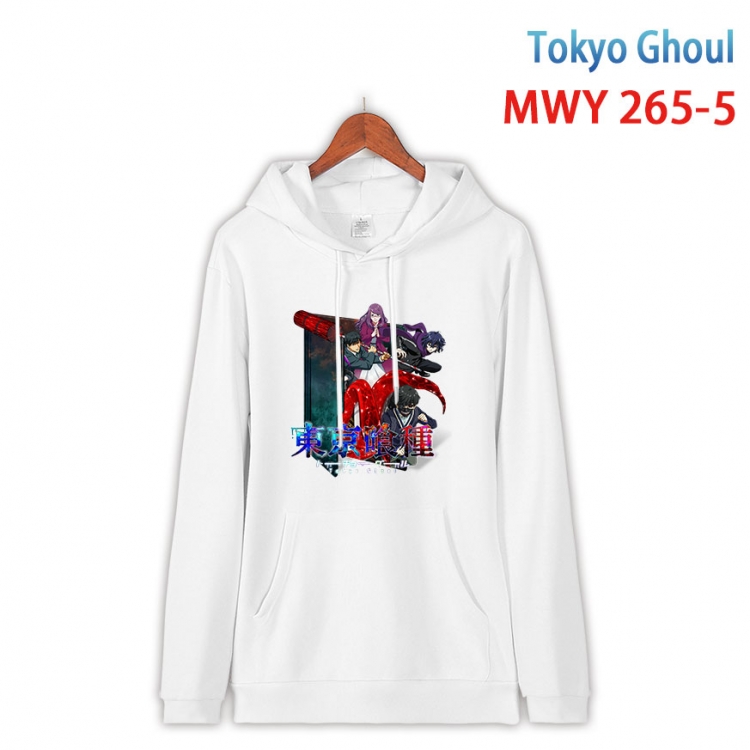 Tokyo Ghoul cartoon  Hooded Patch Pocket Sweatshirt from S to 4XL MWY 265 5