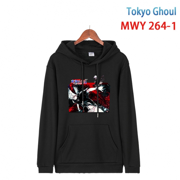 Tokyo Ghoul cartoon  Hooded Patch Pocket Sweatshirt from S to 4XL MWY 264 1