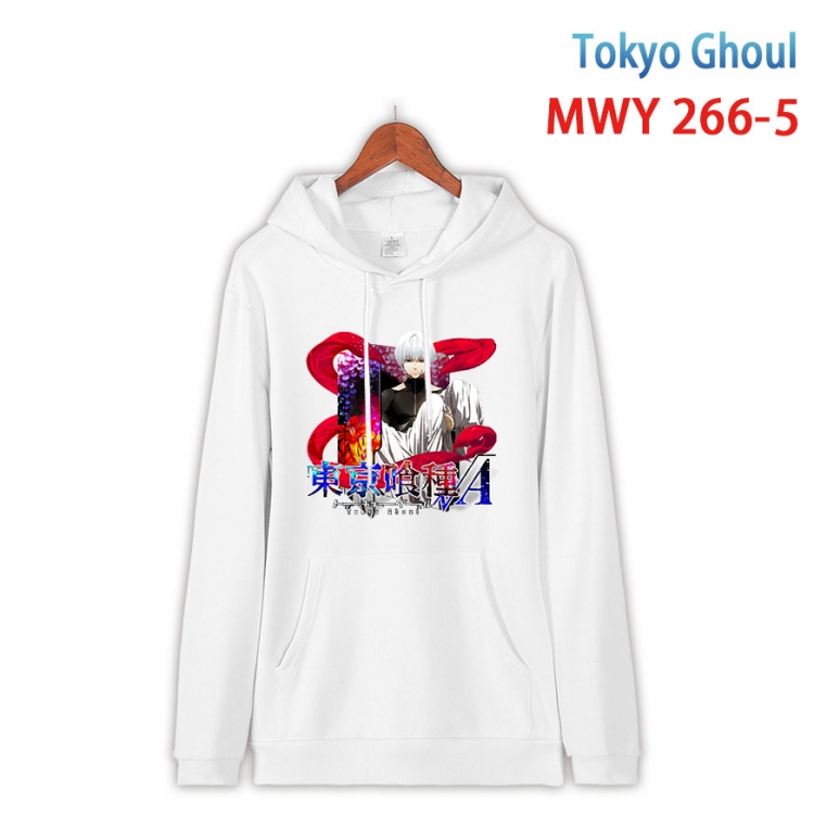 Tokyo Ghoul cartoon  Hooded Patch Pocket Sweatshirt from S to 4XL  MWY 266 5
