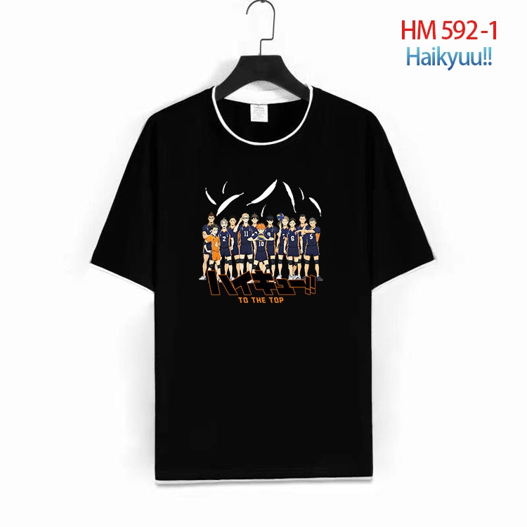 Haikyuu!! Cotton round neck short sleeve T-shirt from S to 6XL  HM 592 1