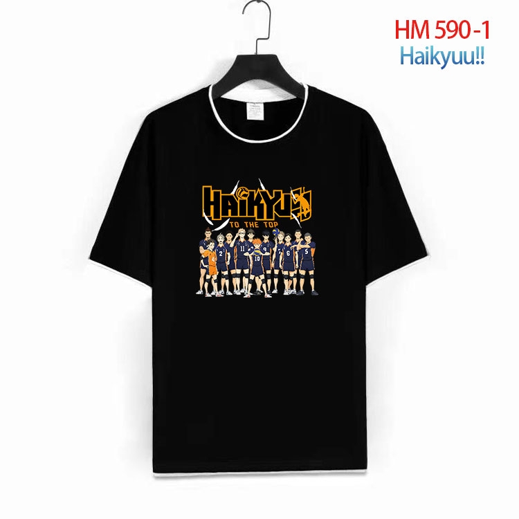 Haikyuu!! Cotton round neck short sleeve T-shirt from S to 6XL  HM 590 1