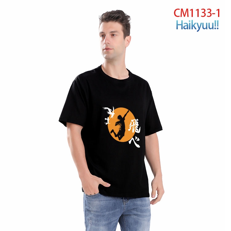 Haikyuu!! Printed short-sleeved cotton T-shirt from S to 4XL CM-1133-1 