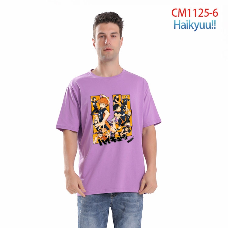 Haikyuu!! Printed short-sleeved cotton T-shirt from S to 4XL  CM-1125-6