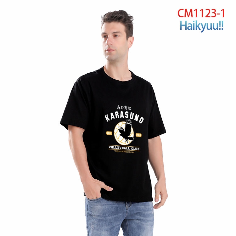 Haikyuu!! Printed short-sleeved cotton T-shirt from S to 4XL  CM-1123-1