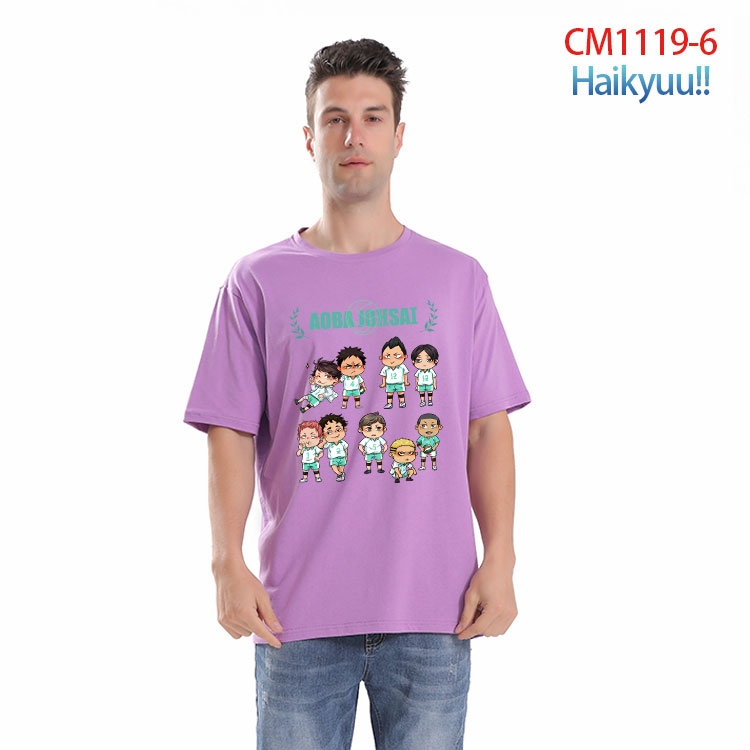 Haikyuu!! Printed short-sleeved cotton T-shirt from S to 4XL  CM-1119-6