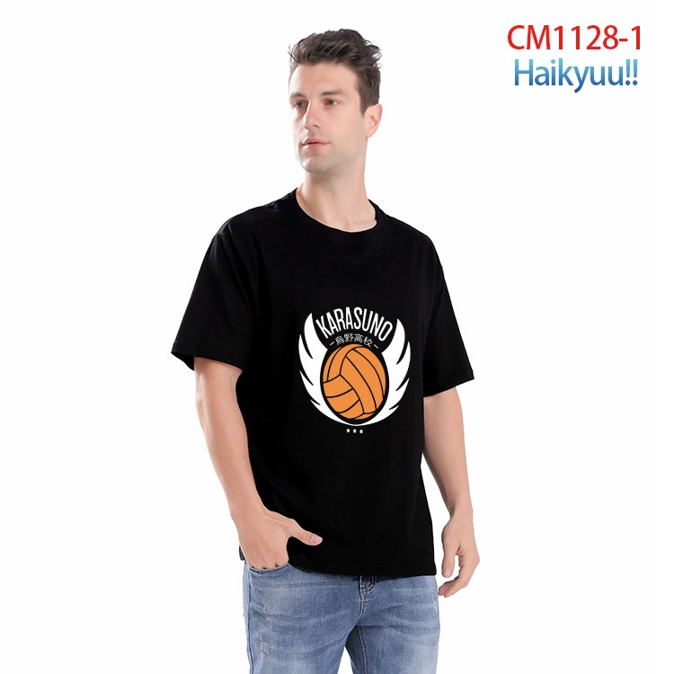 Haikyuu!! Printed short-sleeved cotton T-shirt from S to 4XL CM-1128-1