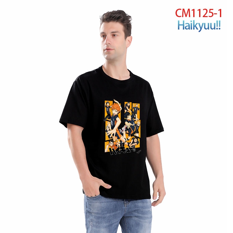 Haikyuu!! Printed short-sleeved cotton T-shirt from S to 4XL CM-1125-1