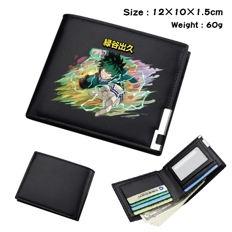 My Hero Academia Anime color book two-fold wallet 12x10x1.5cm  