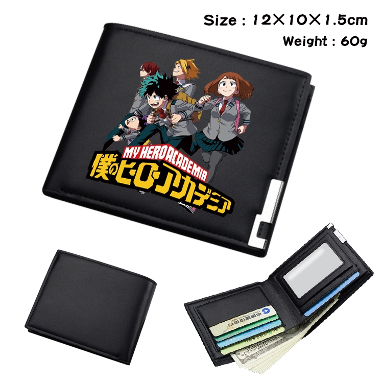 My Hero Academia Anime color book two-fold wallet 12x10x1.5cm  