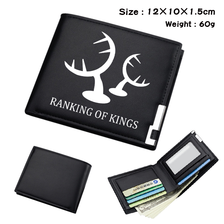 Kings Ranking Anime color book two-fold wallet 12x10x1.5cm  