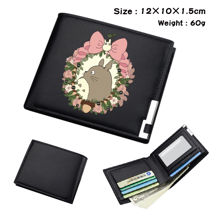 TOTORO Anime color book two-fold wallet 12x10x1.5cm  