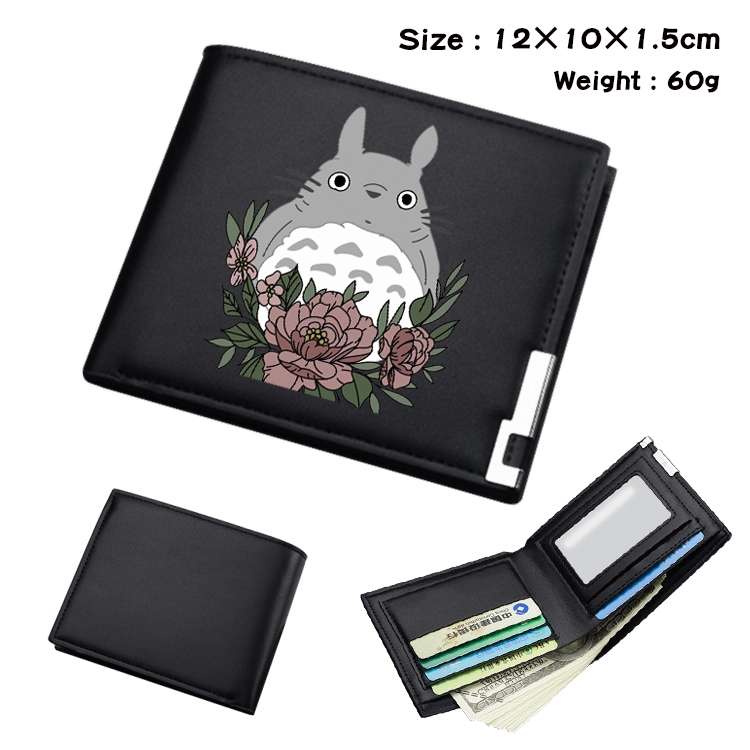 TOTORO Anime color book two-fold wallet 12x10x1.5cm  