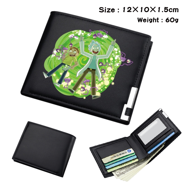 Rick and Morty Anime color book two-fold wallet 12x10x1.5cm  