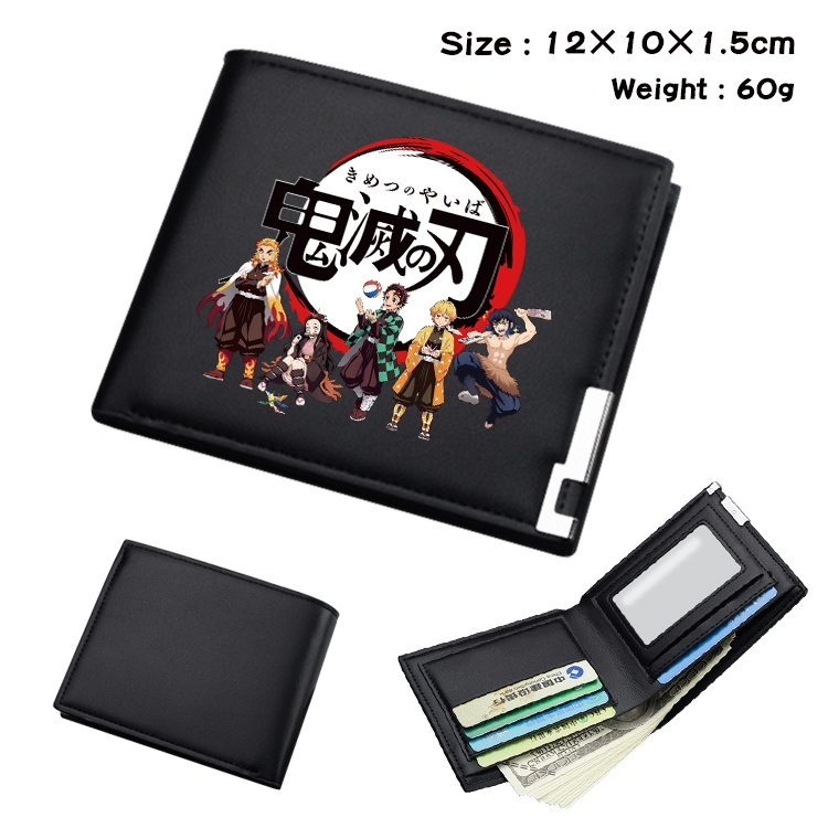 Demon Slayer Kimets Anime color book two-fold wallet 12x10x1.5cm  