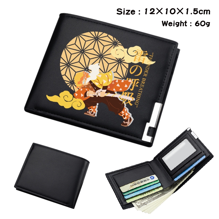 Demon Slayer Kimets Anime color book two-fold wallet 12x10x1.5cm  