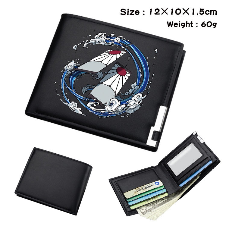 Demon Slayer Kimets Anime color book two-fold wallet 12x10x1.5cm  