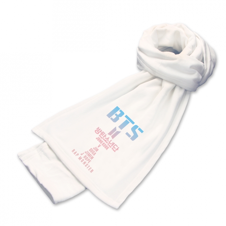 BTS Anime mink fleece scarf