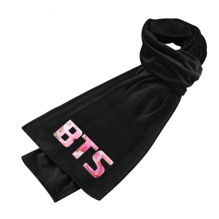 BTS Anime mink fleece scarf