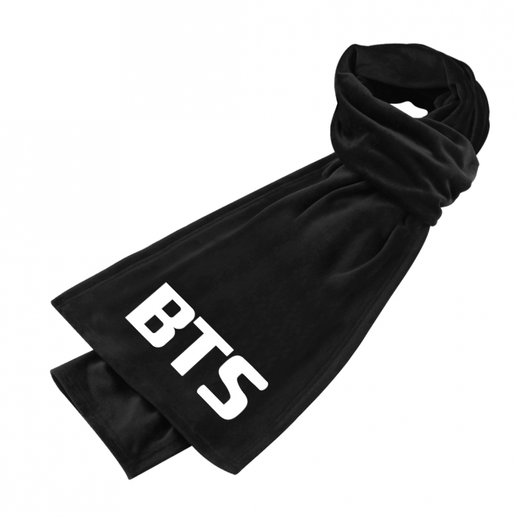 BTS Anime mink fleece scarf