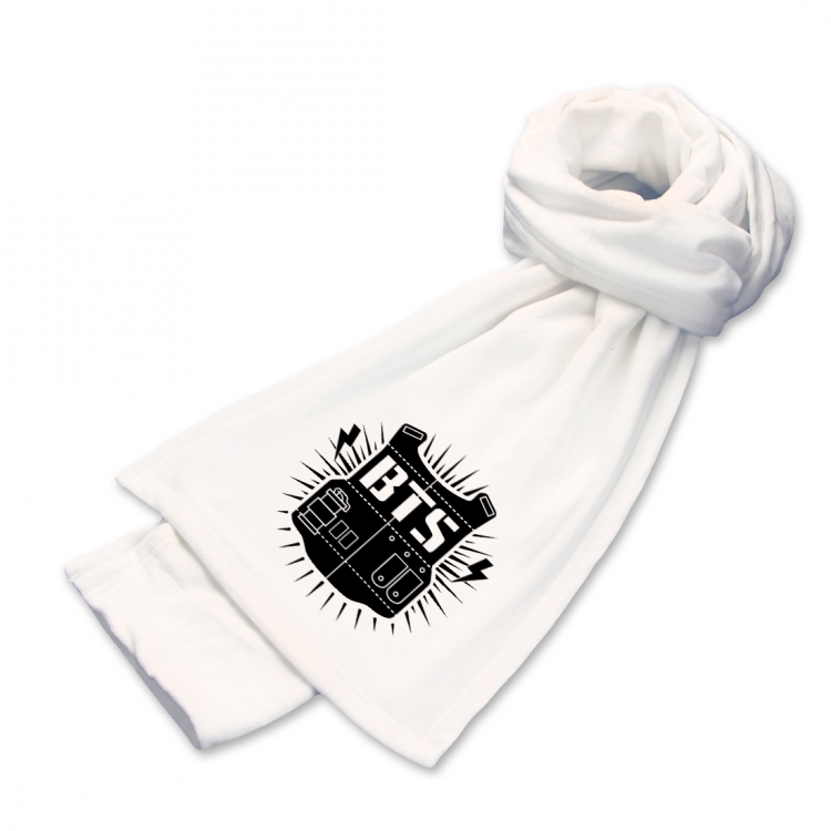 BTS Anime mink fleece scarf