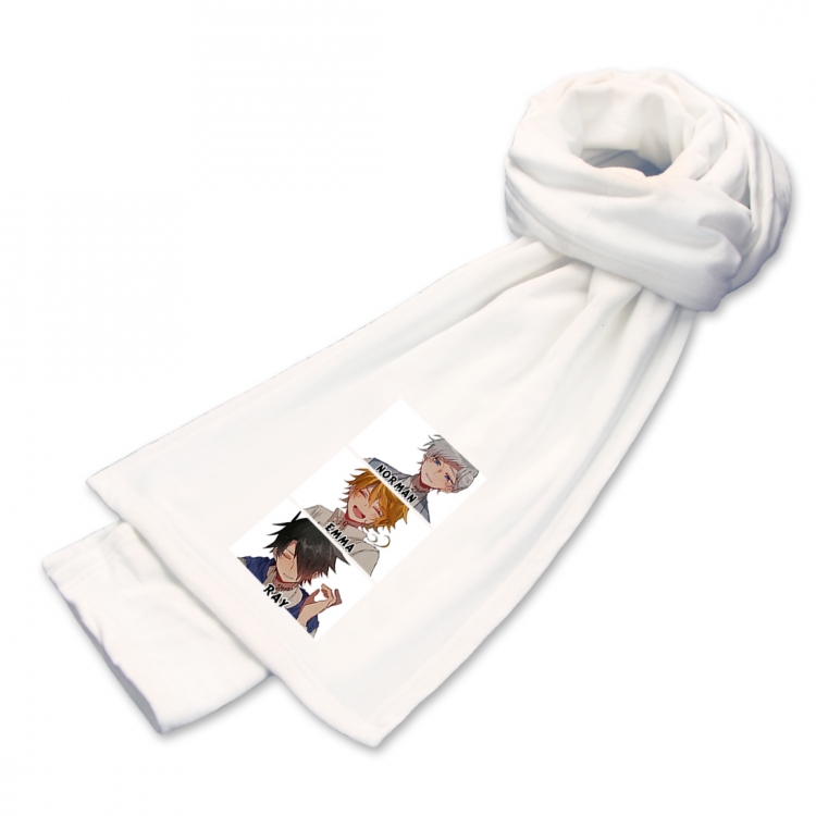 The Promised Neverla Anime Mink Velvet Scarf
