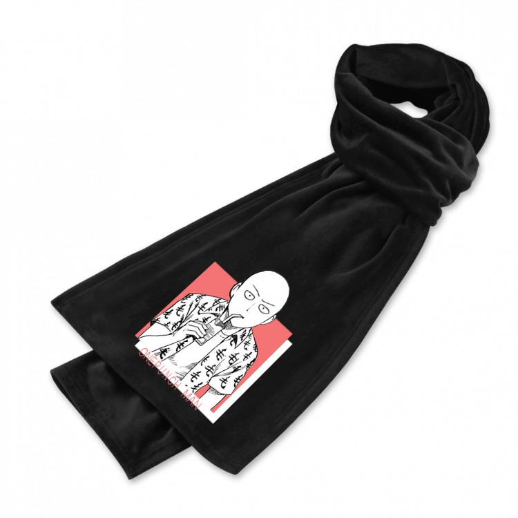 One Punch Man Anime Mink Velvet Scarf