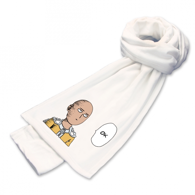 One Punch Man Anime Mink Velvet Scarf