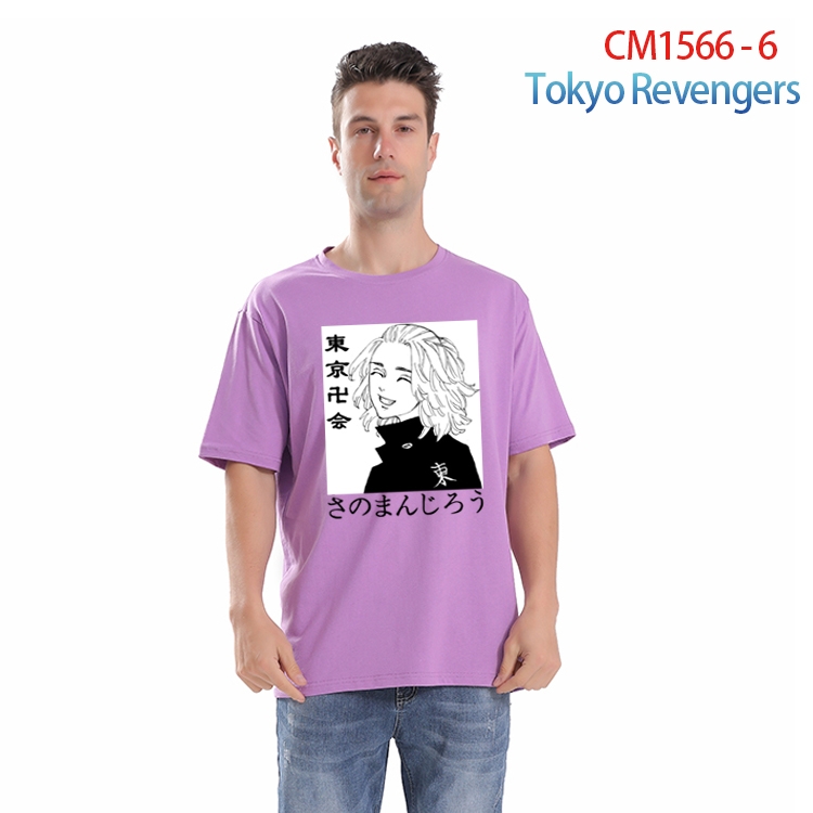 Tokyo Ghoul Printed short-sleeved cotton T-shirt from S to 4XL   CM-1566-6