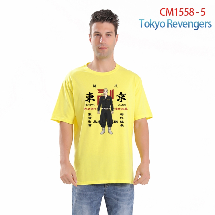 Tokyo Ghoul Printed short-sleeved cotton T-shirt from S to 4XL  CM-1558-5