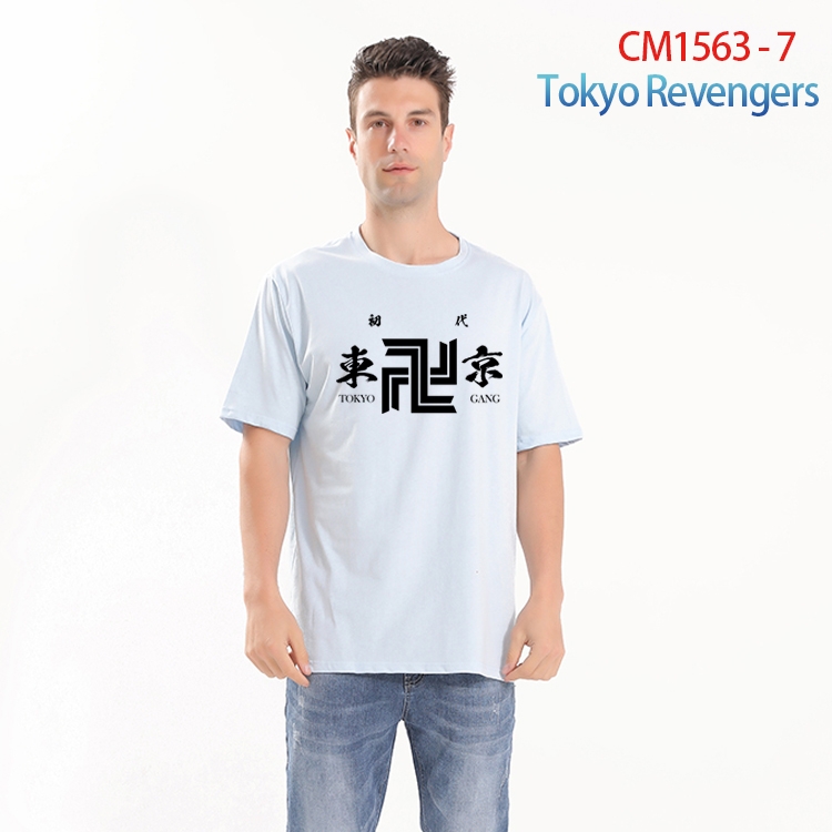 Tokyo Ghoul Printed short-sleeved cotton T-shirt from S to 4XL  CM-1563-7