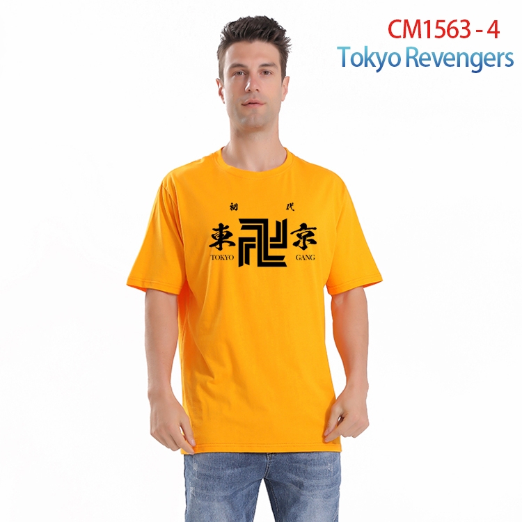 Tokyo Ghoul Printed short-sleeved cotton T-shirt from S to 4XL   CM-1563-4