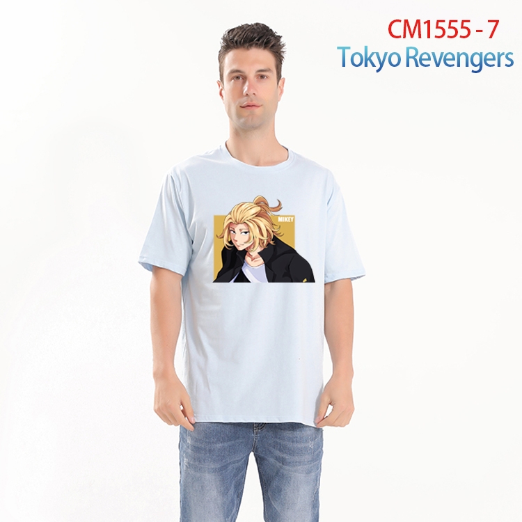 Tokyo Ghoul Printed short-sleeved cotton T-shirt from S to 4XL  CM-1555-7