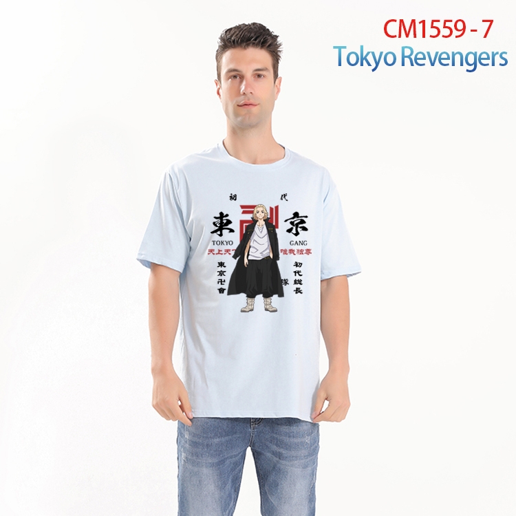 Tokyo Ghoul Printed short-sleeved cotton T-shirt from S to 4XL  CM-1559-7