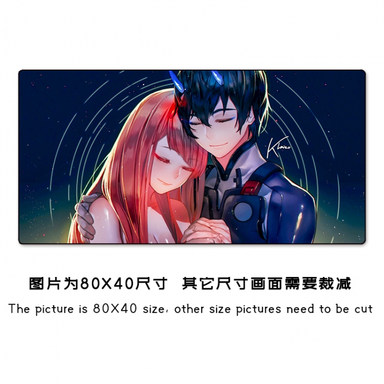 DARLING in the FRANX  Anime peripheral mouse pad size 25X30cm