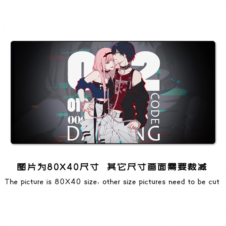 DARLING in the FRANX  Anime peripheral mouse pad size 25X30cm