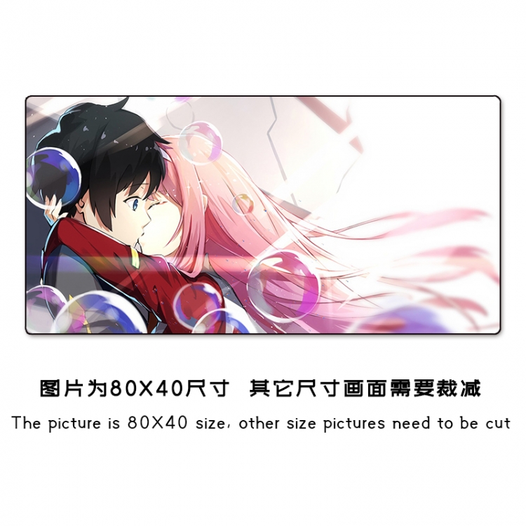 DARLING in the FRANX  Anime peripheral mouse pad size 25X30cm