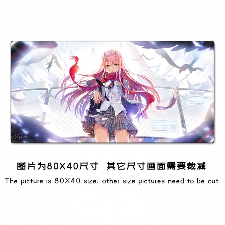 DARLING in the FRANX  Anime peripheral mouse pad size 25X30cm